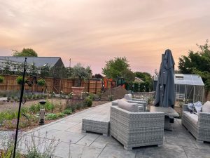 Seating area Farmhouse Garden Cambridgeshire