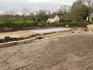 Early pool construction