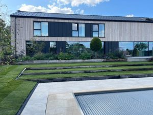 tree planting and topiary private garden